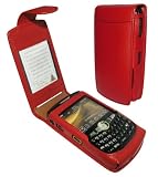 Piel Frama BlackBerry Curve 8350i Leather Case (Red)
