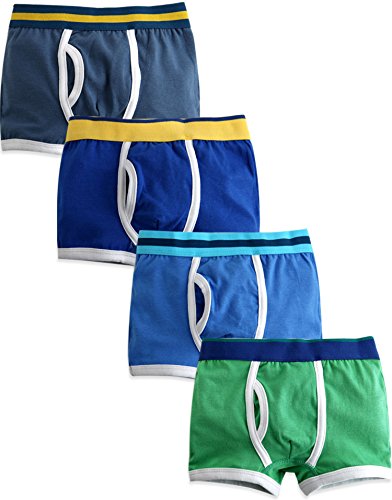 Vaenait Baby Toddler Kids Boys Boxer Briefs 4-Pack Underwear Set Style-Band