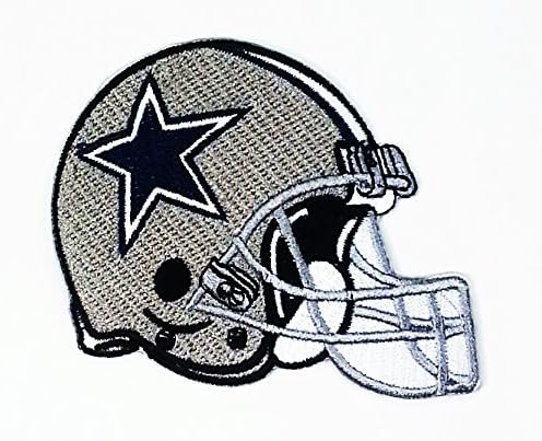 Dallas Cowboys Helmet Logo Iron on Patch Embroidered Iron on Hat Jacket Hoodie Backpack Ideal for Gift By Botan