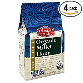 Arrowhead Mills Organic Millet Flour, 2 Pound Bags (Pack of 4)