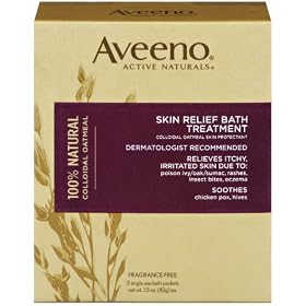 Aveeno Skin Relief Bath Treatment, 3-Count Packets (Pack of 2)