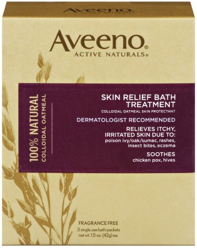 Aveeno Skin Relief Bath Treatment, 3 Count (Pack of 2)