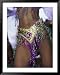 Trinidad Carnival, Trinidad and Tobago Framed Art Poster Print, 39x49