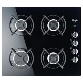 Whirlpool - AKM 407 NB - Table de Cuisson Gaz - 58 cm - Noir
