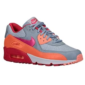 Nike Wmns Air Max 90 Magnet Grey Bright Mango (325213-034) womens Shoes