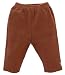 Chocolate Cotton Blend Fleece Pants ~ 6 - 12 Months