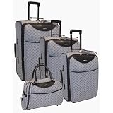 Signature Series 4-Piece Expandable Luggage Set Color: Gray