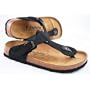 Betula Licensed by Birkenstock Black Nubuk Thong Sandal Size: 36