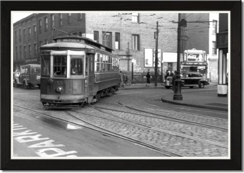 Framed Art Poster 20x30, Bergen and Smith Streets