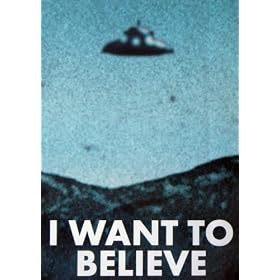 The X-Files Poster ~ I Want to Believe ~ 24x36"