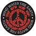 Element Dispersion Jam Peace Logo Stickers, 30 Pack