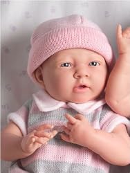 JC Toys La Newborn in Pink Knit Outfit- Real Girl