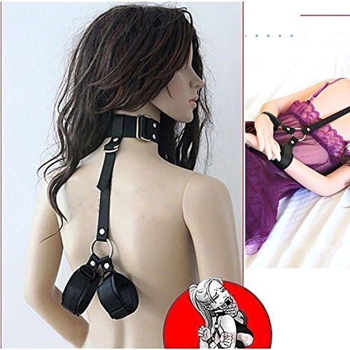 Bedside secret Fantasy wrist & Neck Body Straps Adult Sex Cosplay Sm Fetish Restraint Bondage Collar Hand Cuffs for Couples