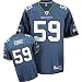 Aaron Curry Blue Reebok NFL Premier Seattle Seahawks Jersey - X-Large