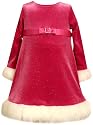 Bonnie Jean Girls 2-6x Stretch Velvet Empire Dress