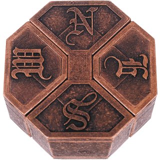Hanayama USHY18 News Cast Metal Brain Teaser Puzzle