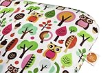 millemarille 0608819126654 Wickelauflage modern owl II pink, phthalatfrei
