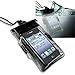 Insten Universal Waterproof Bag Case Compatible with Cell Phone, Apple iPhone 5s / 5 / 4 / SE, Samsung Galaxy, LG, HTC, Huawei, BlackBerry, PDA [ Size 5 x 3 inches ] Black