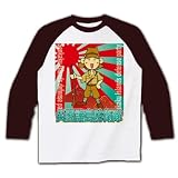 尖閣諸島防衛隊 ラグラン長袖Tシャツ レッド隊