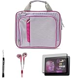 Pink Travel Smart Carrying Case with Optional Adjustable Shoulder Strap For ....