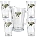 Dallas Stars NHL 4pc Pint Ale Glass & 60oz Pitcher Set - Primary Logo