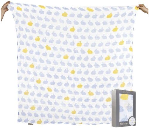 The Little Linen Company Australia Single Pack Muslin - Hop Blue