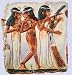 Egyptian Temple replica Servant Maidens Wall Sculpture New