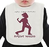 Hard times require furious dancing ネクタイを有する有機ビブ Medium