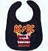 Infant AC/DC HAVE A DRINK ON ME Velcro Baby Bib