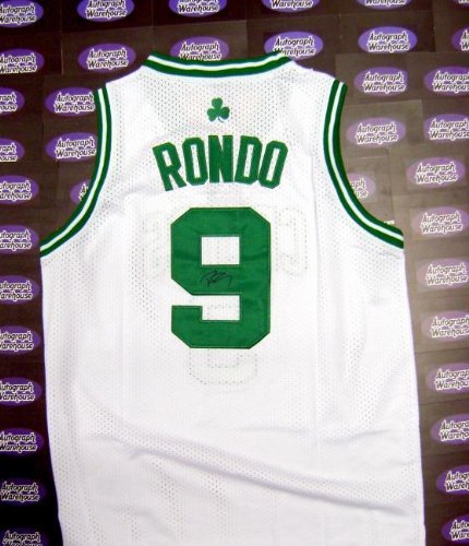 Rajon Rondo Signed Basketball - Jersey WHITE - Autographed Basketballs