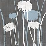 Textile II FINEST BRAND CANVAS Print With Added Heavy BRUSHSTROKES Maja 28x28