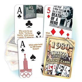  Flickback 1980 Trivia Playing Cards