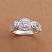 NYKKOLA New Unique Design 925 Silver Crystal Diamond Wedding Engagement Ring