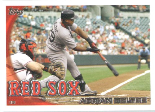 2010 Topps Update Baseball Card #US-145 Adrian Beltre - Boston Red Sox / MLB Trading Card in Screwdown Case