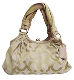 51ej0PCjutL. SL160  Authentic Coach Parker Op ART Satchel Shopper Bag 13441 Khaki/sand/rosegold