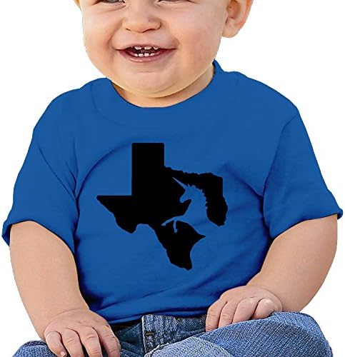 YOXOP Unisex Baby (6-24 M) Texas Unicorn Short Sleeve T-Shirt