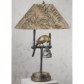 Polly By Night Parrot Night Light Table Lamp by Frederick Cooper