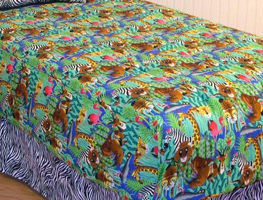 Jungle Animals Crib Bedding