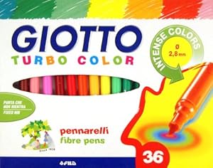 Giotto Turbo Color pennarelli in astuccio da 36 colori