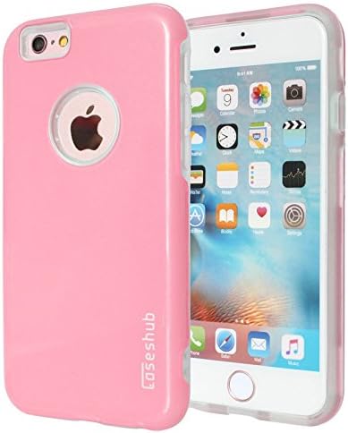iPhone 6s case, Caseshub newest design case for iPhone 6s Soft TPU + PC Hybrid Combo shatterproof aegis armor shield cover. (Pink)