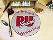 Bradley Univ Baseball 29" Round Floor Mat (Rug) - Bradley Braves NCAA College Athletics
