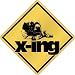 New  Labrador Retriever X-Ing / Xing  Crossing Dog