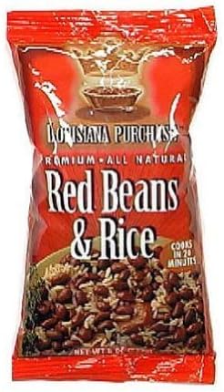Louisiana Purchase, Rice Dnr Red Bean &amp; Rice, 8 OZ (Pack of 12)