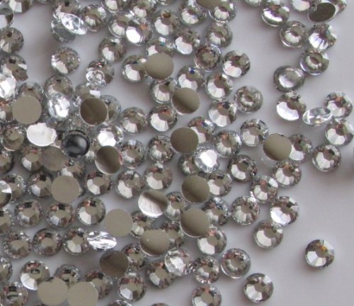 1000pcs Round Flatback Resin Rhinestones 4mm (16ss)--- Crystal Clear By Pixiheart