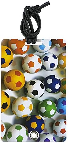 YaYtag Fun New Concept of Luggage Tag - 2 Pack - Soccer Balls