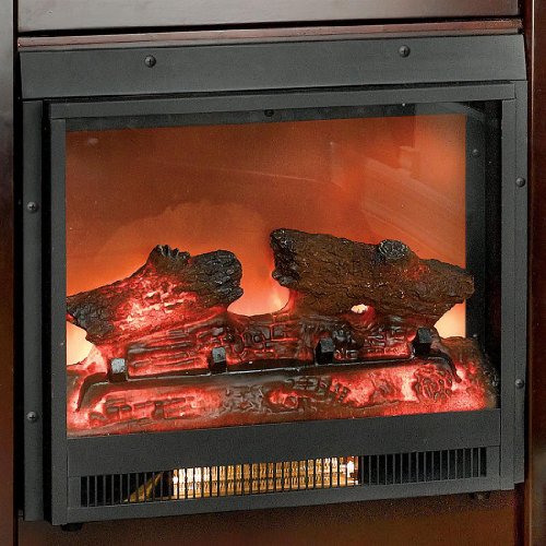 BrylaneHome Electric Fireplace Insert (METAL,0)