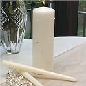 Starlight Unity Candle Taper Set in Ivory