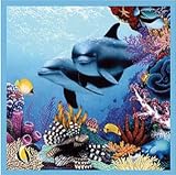 Deep Blue Shower Curtain