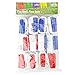 WYZworks 36 Flags & 12 Belts - Velcro Flag Football Set - 18 Red Flags & 18 Blue Flags