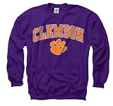 Clemson Tigers Purple Perennial II Crewneck Sweatshirt